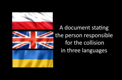 Collision statement form